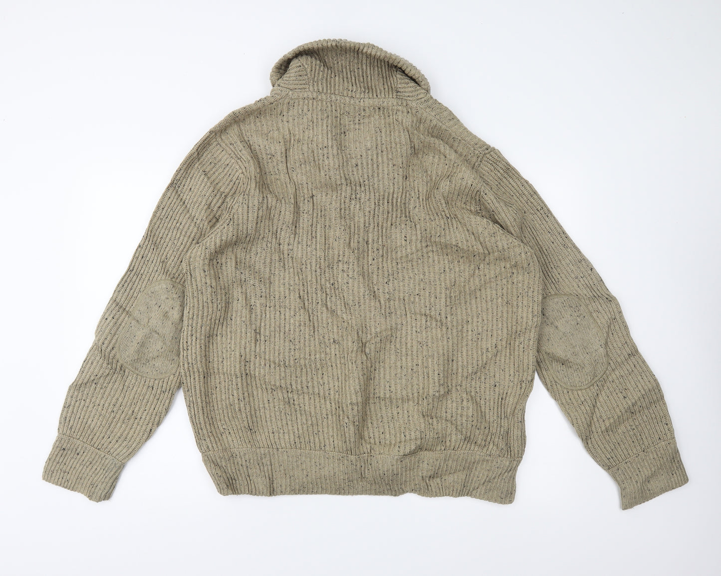 NEXT Mens Brown   Henley Jumper Size XL