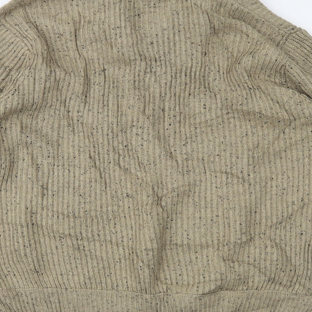 NEXT Mens Brown   Henley Jumper Size XL