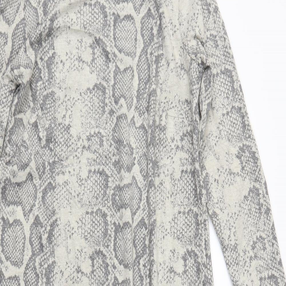 M&Co Womens Beige Animal Print  Jumper Dress  Size 12