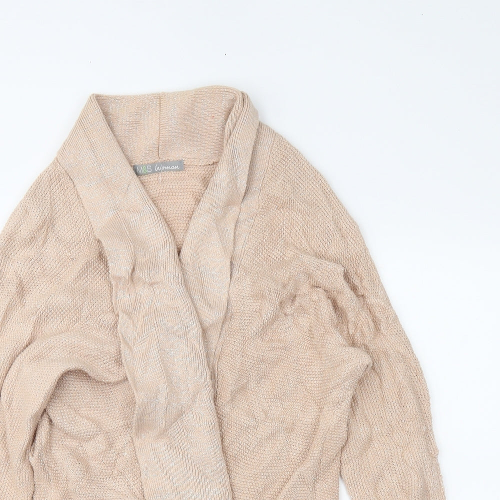 m&s Womens Pink   Wrap Jumper Size 18