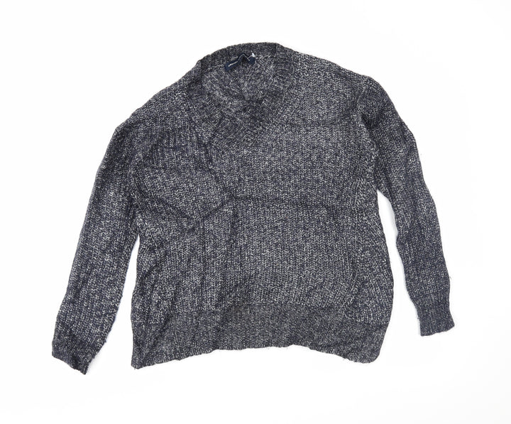 French Connection Womens Blue Pullover Jumper Size S