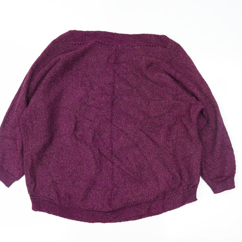 Preworn Womens Purple   Pullover Jumper Size L