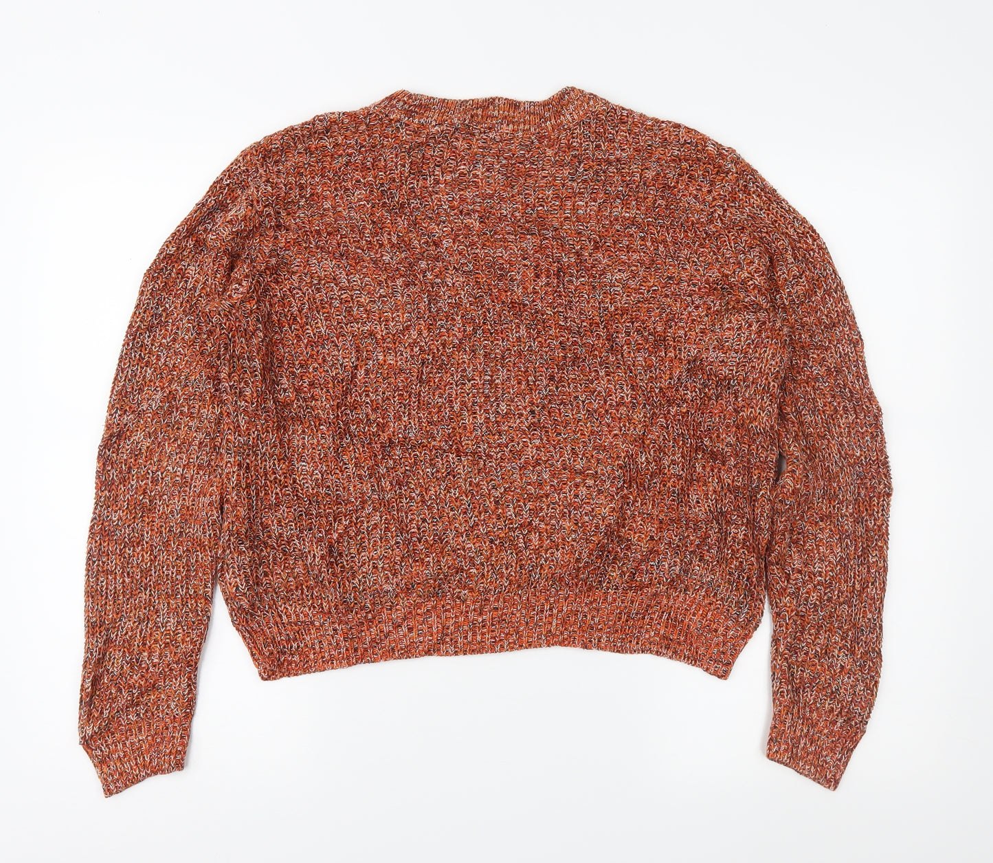 H&M Womens Orange   Pullover Jumper Size M