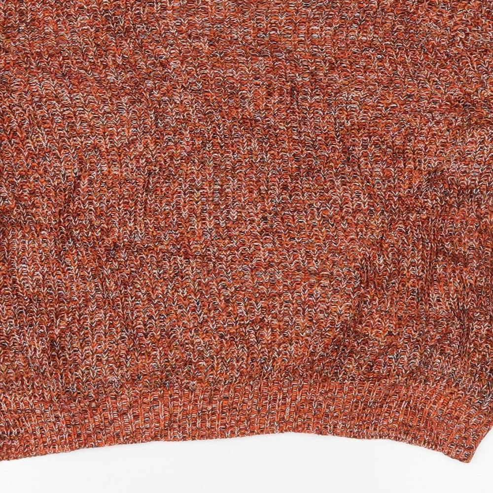 H&M Womens Orange   Pullover Jumper Size M