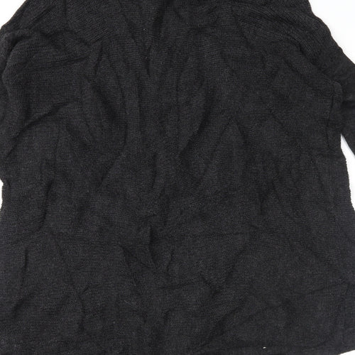 Wrap Womens Black   Pullover Jumper Size 8  - cold shoudler