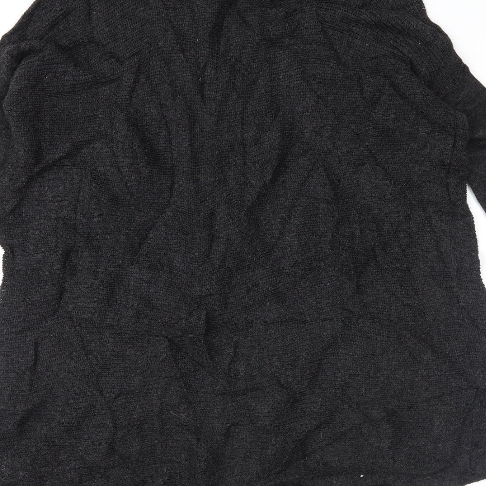 Wrap Womens Black   Pullover Jumper Size 8  - cold shoudler