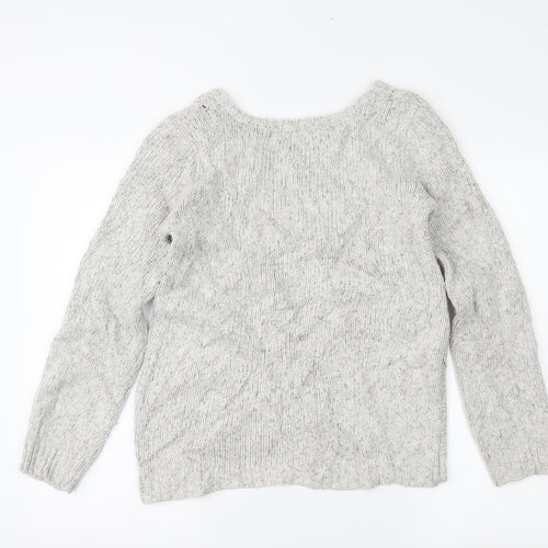 cachcach Womens Grey   Pullover Jumper Size 4