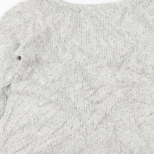 cachcach Womens Grey   Pullover Jumper Size 4