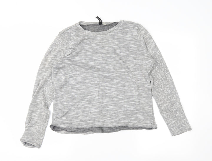 H&M Womens Grey   Tunic T-Shirt Size M