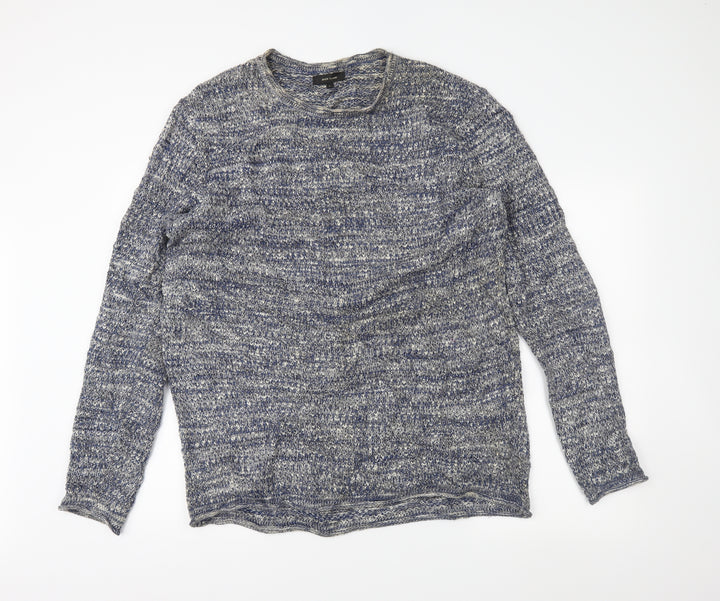 River Island Mens Blue   Pullover Jumper Size L