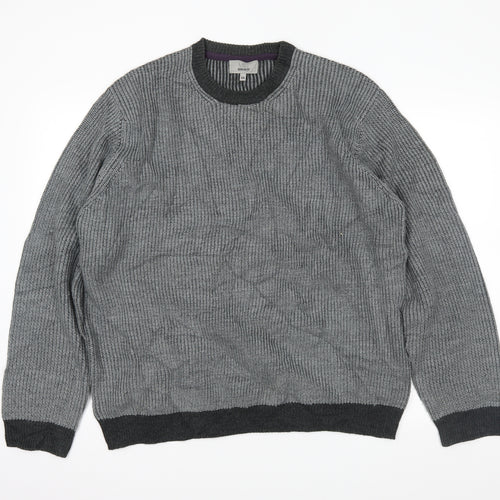 m&s Mens Grey   Pullover Jumper Size 2XL