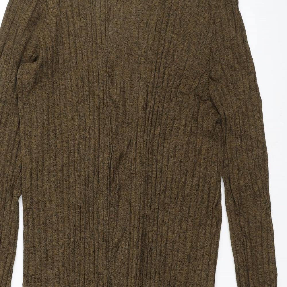 New Look Womens Brown   Cardigan Jumper Size L