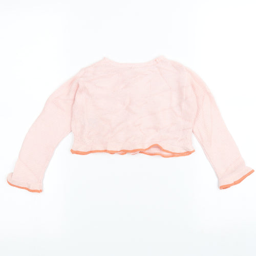 Marks and Spencer Baby Pink  Knit Cardigan Jumper Size 18-24 Months