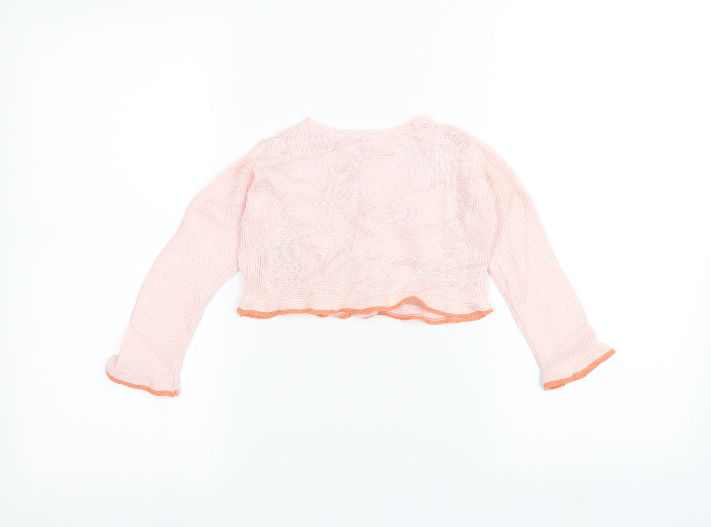 Marks and Spencer Baby Pink  Knit Cardigan Jumper Size 18-24 Months