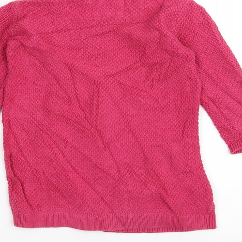 TU Girls Pink  Knit Pullover Jumper Size 2-3 Years  - Cat