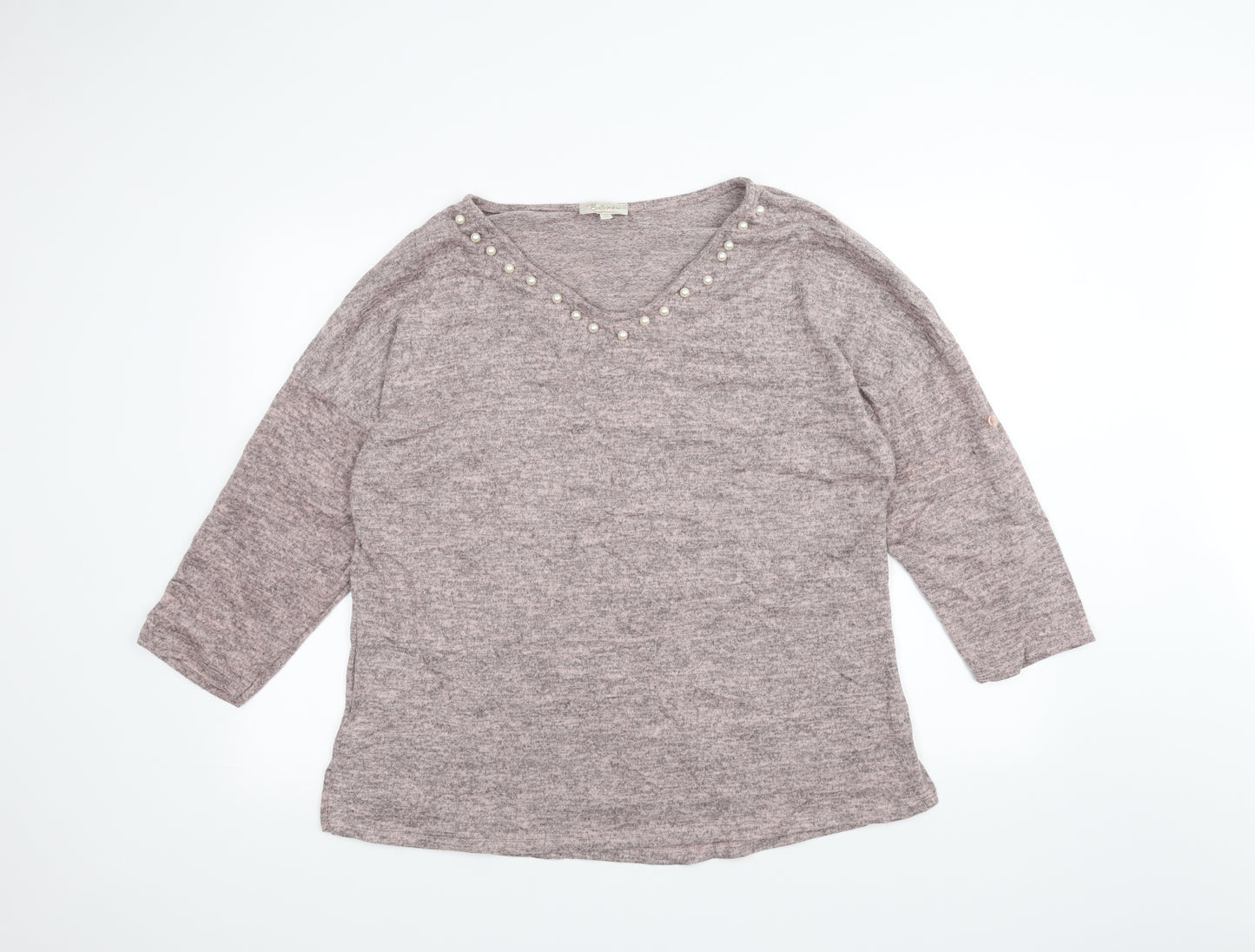 Bellambia Womens Pink   Basic T-Shirt Size 2XL