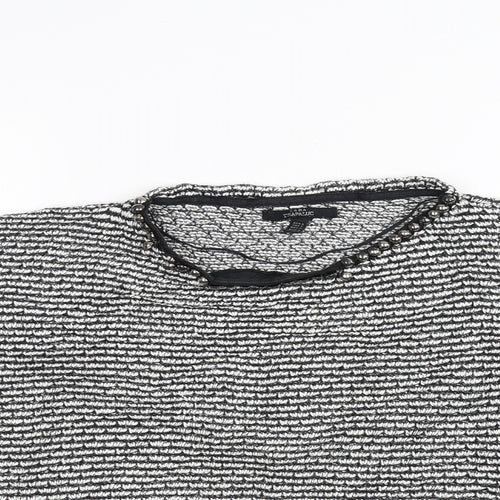 Zara Womens Black  Knit Pullover Jumper Size S