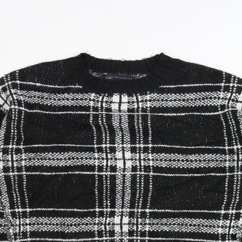Marks and Spencer Womens Black  Knit Pullover Jumper Size S