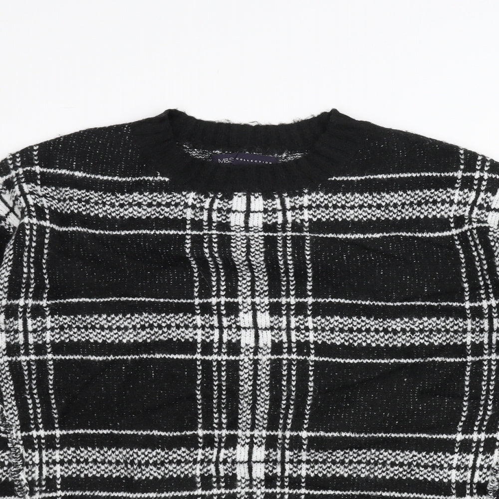 Marks and Spencer Womens Black  Knit Pullover Jumper Size S