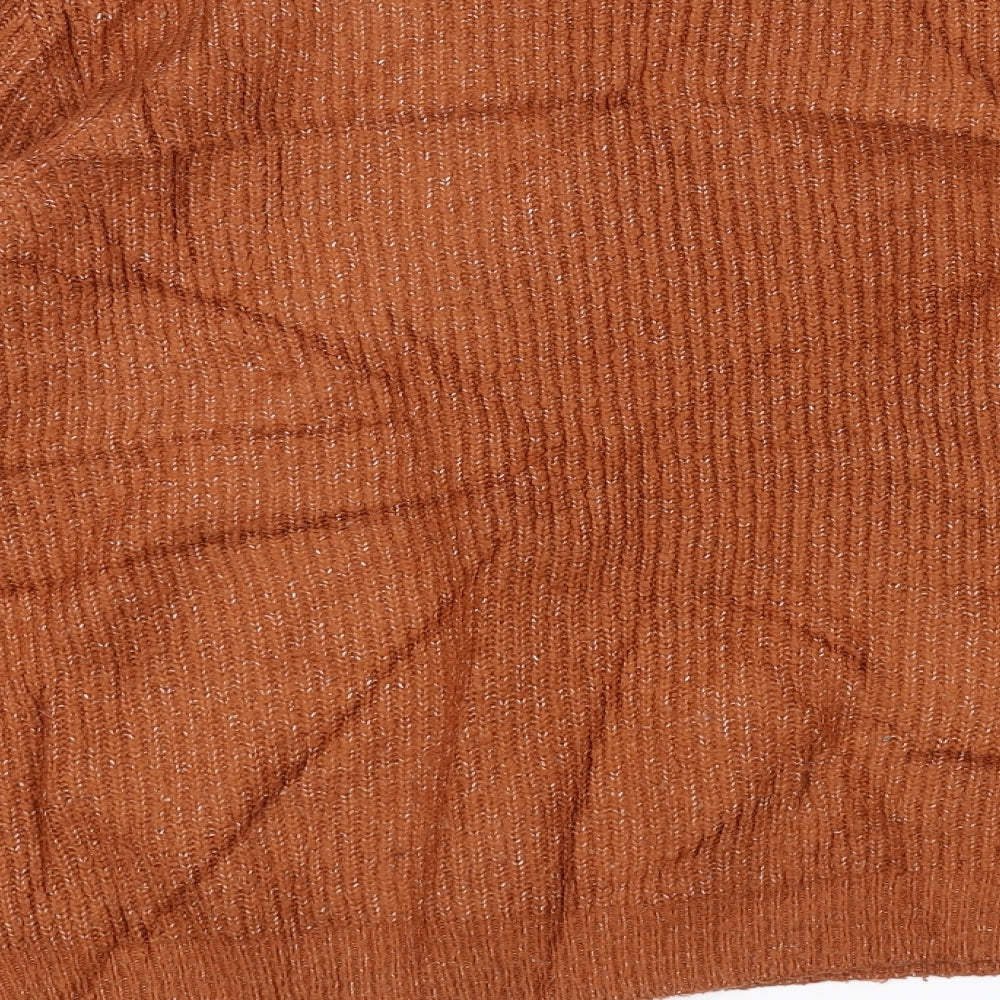 Marks and Spencer Mens Orange  Knit Pullover Jumper Size L