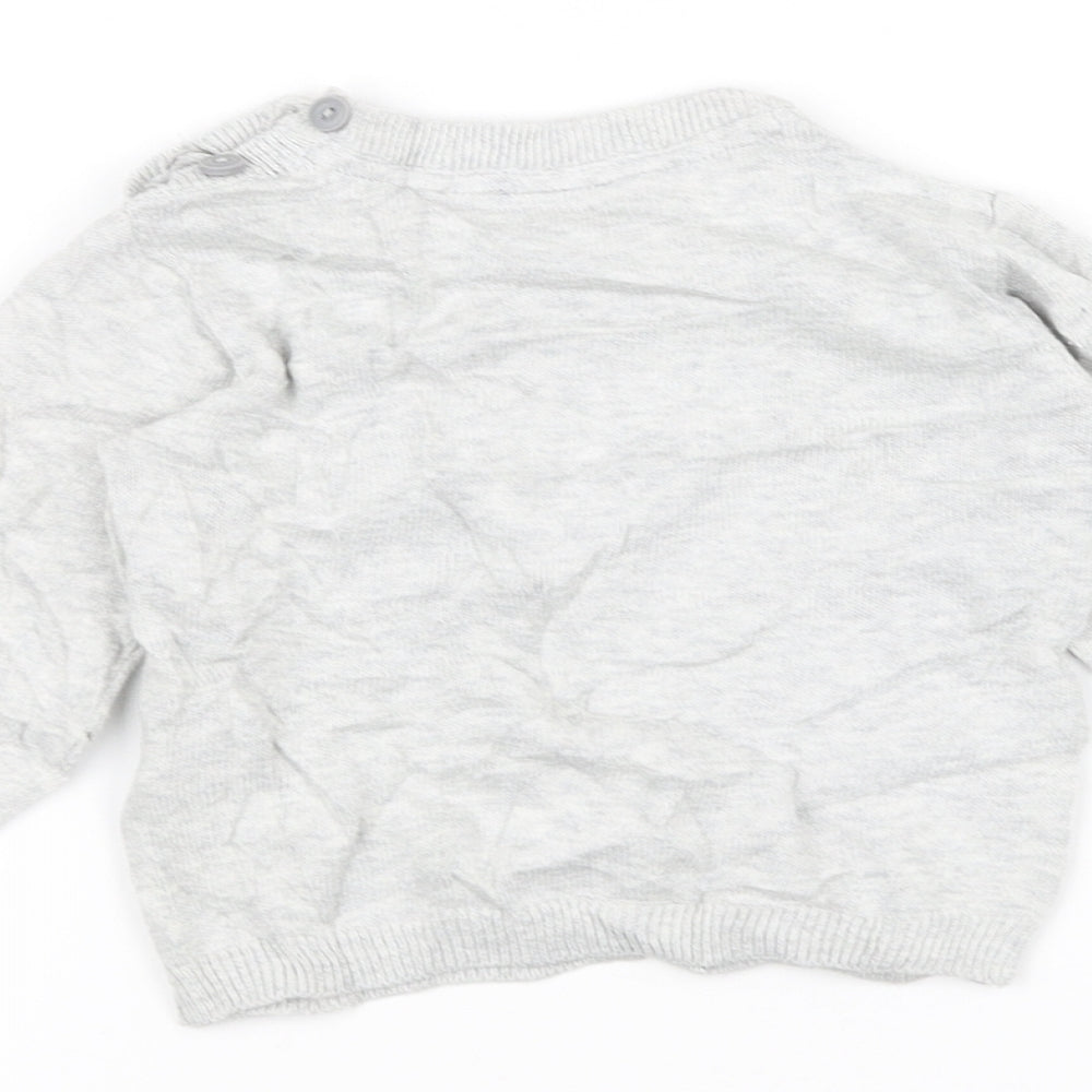 Lupilu Baby Grey   Pullover Jumper Size 9-12 Months