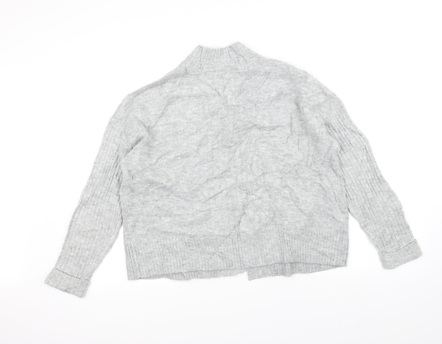 Miss Selfridge Womens Grey   Cardigan Jumper Size S