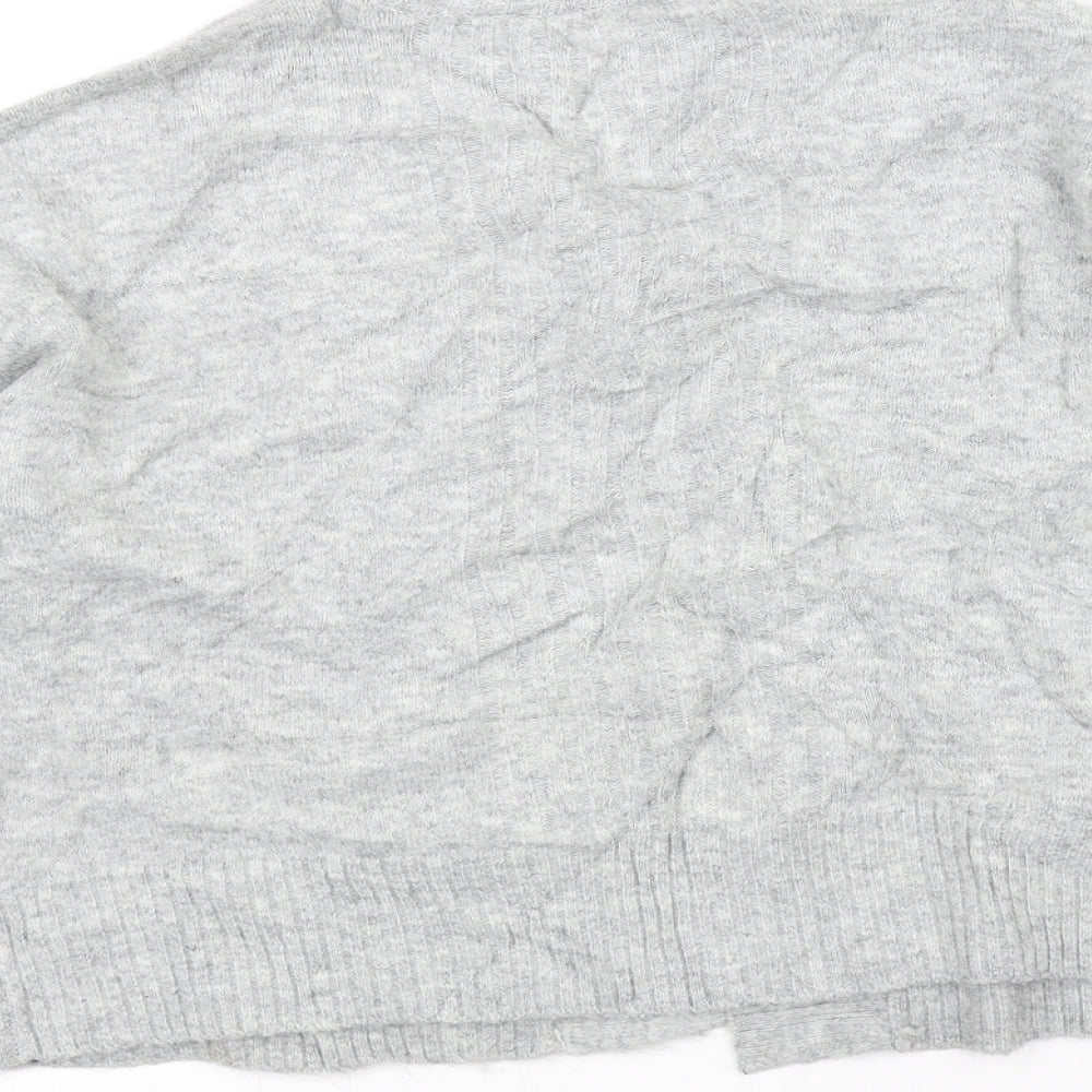 Miss Selfridge Womens Grey   Cardigan Jumper Size S