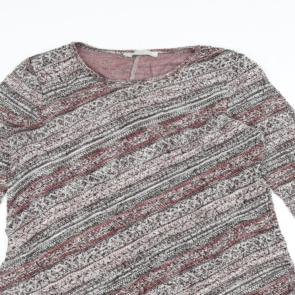 George Womens White  Knit Pullover Jumper Size 12