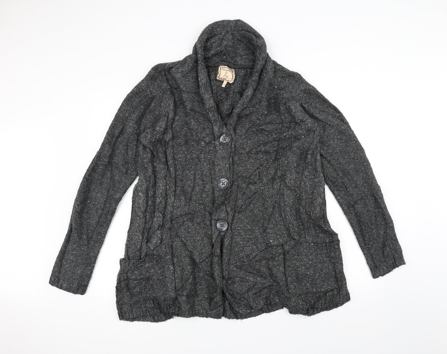 NEXT Womens Grey  Knit Jacket  Size XL