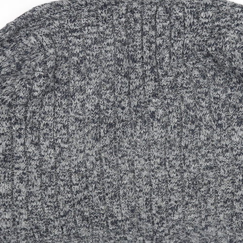 NORTH COAST Mens Grey  Knit Pullover Jumper Size L