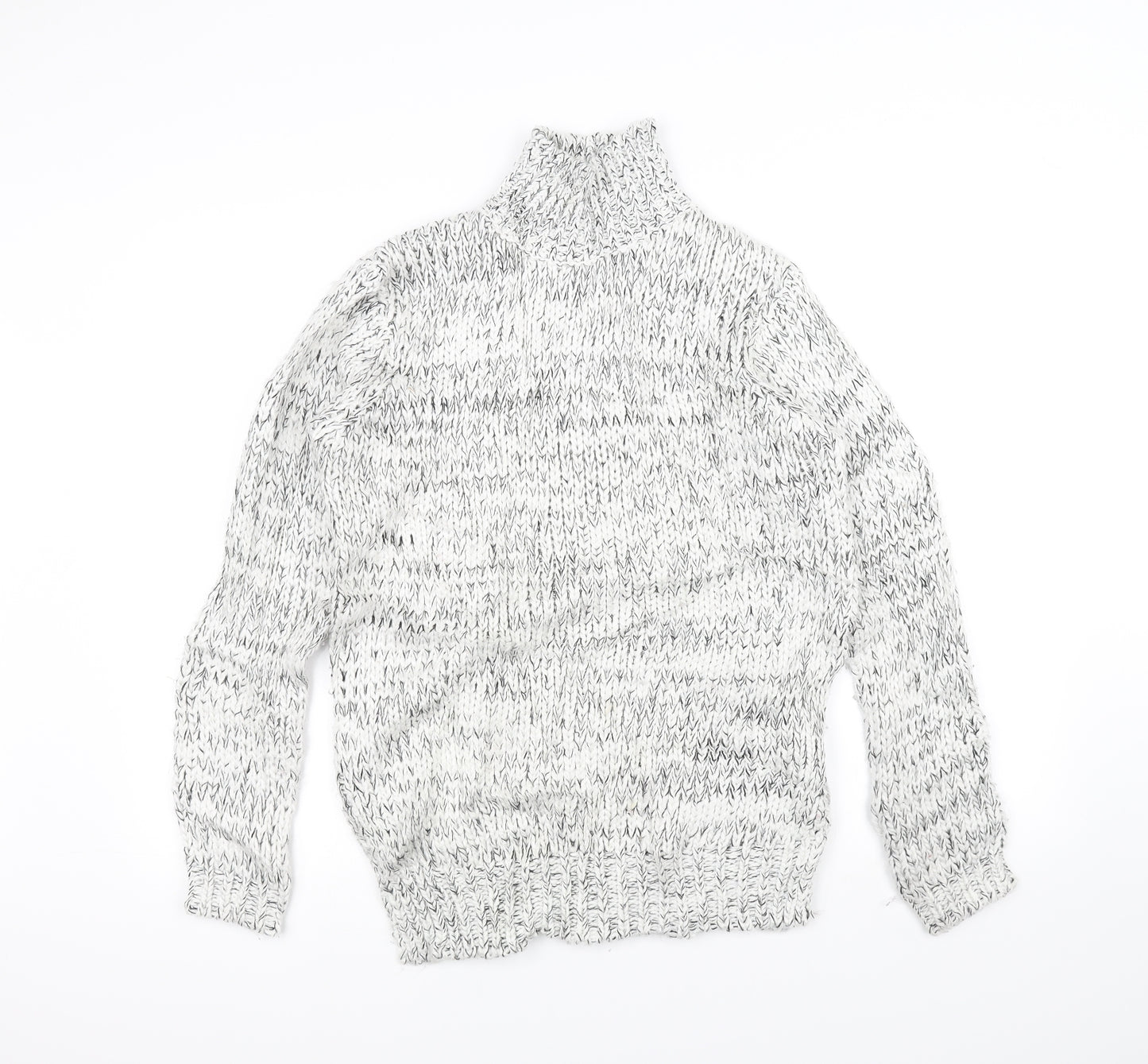 New Look Girls White  Knit Pullover Jumper Size 12-13 Years