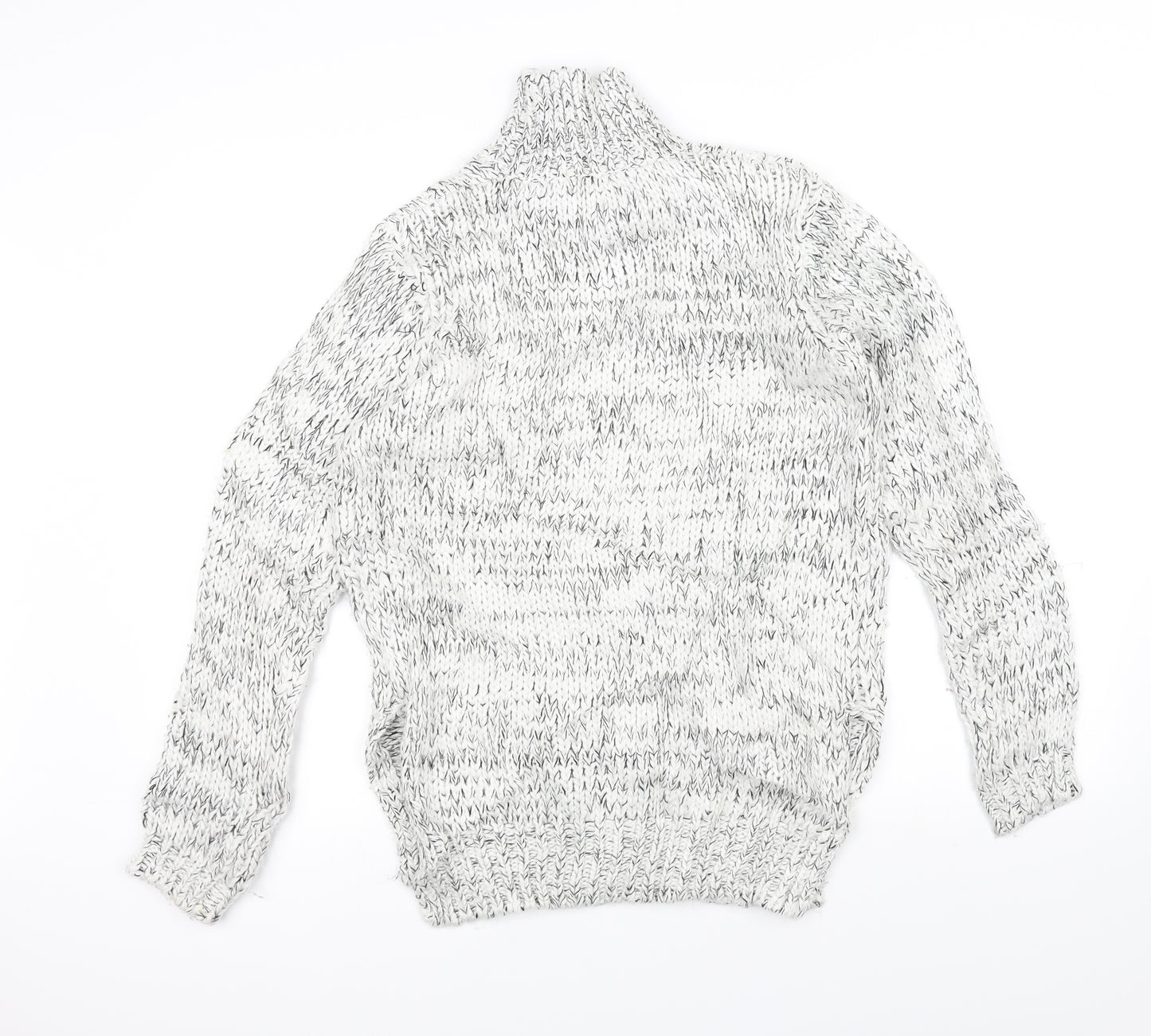 New Look Girls White  Knit Pullover Jumper Size 12-13 Years