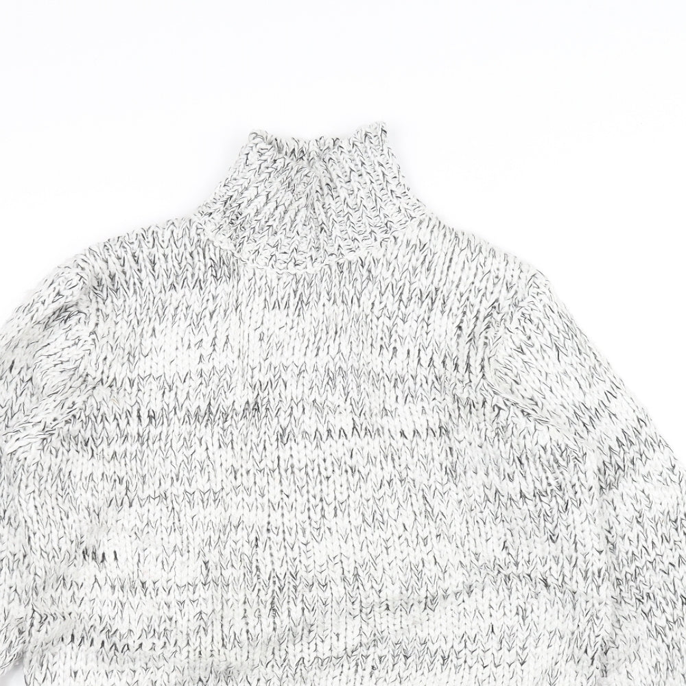 New Look Girls White  Knit Pullover Jumper Size 12-13 Years