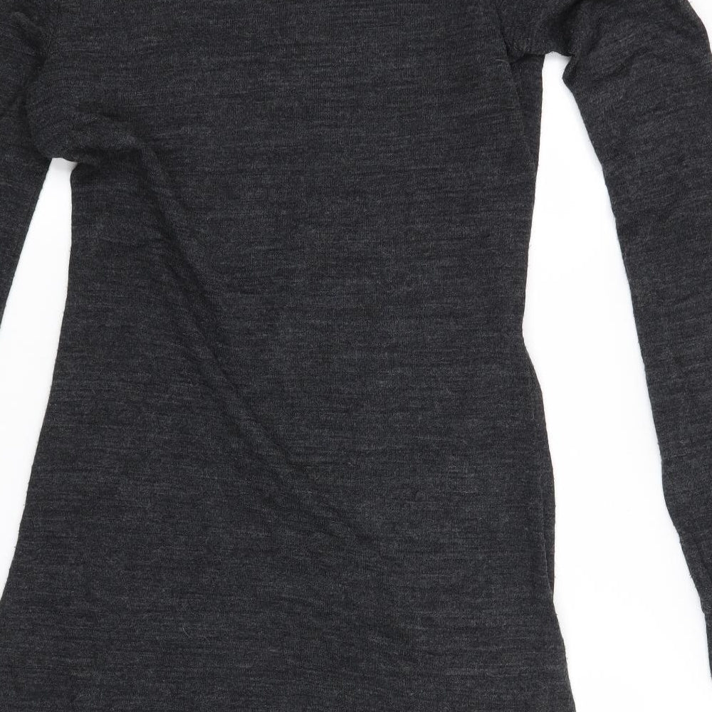 villa Womens Grey   Shirt Dress  Size L