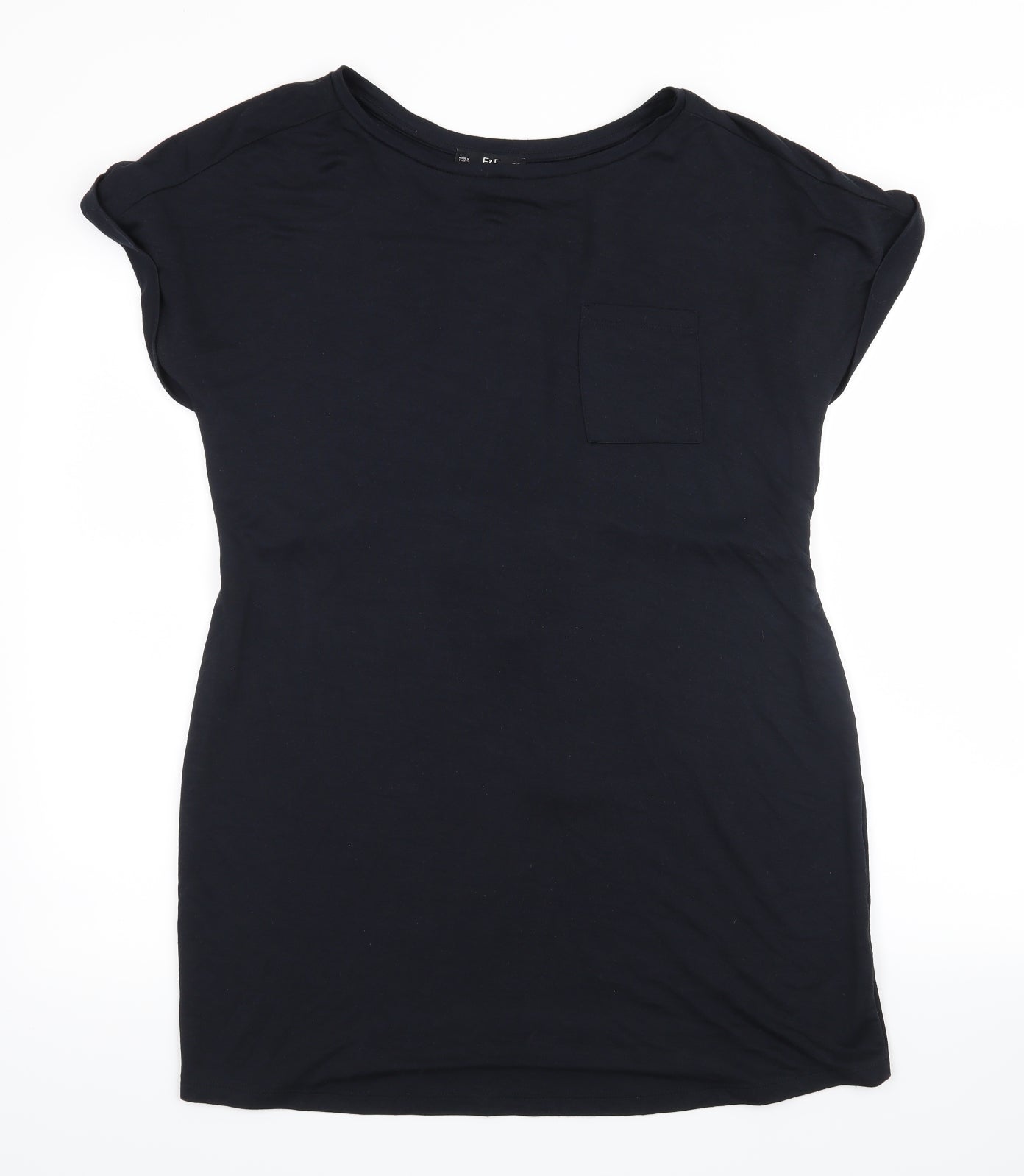 F&F Womens Black   Basic T-Shirt Size 12  - oversized t-shirt