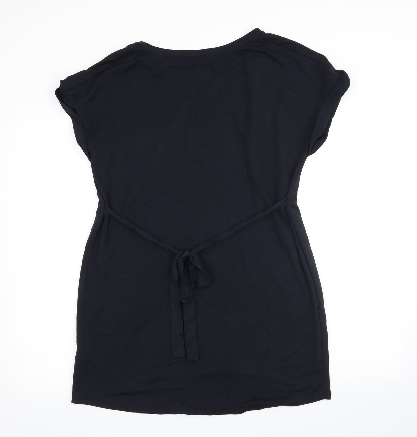 F&F Womens Black   Basic T-Shirt Size 12  - oversized t-shirt