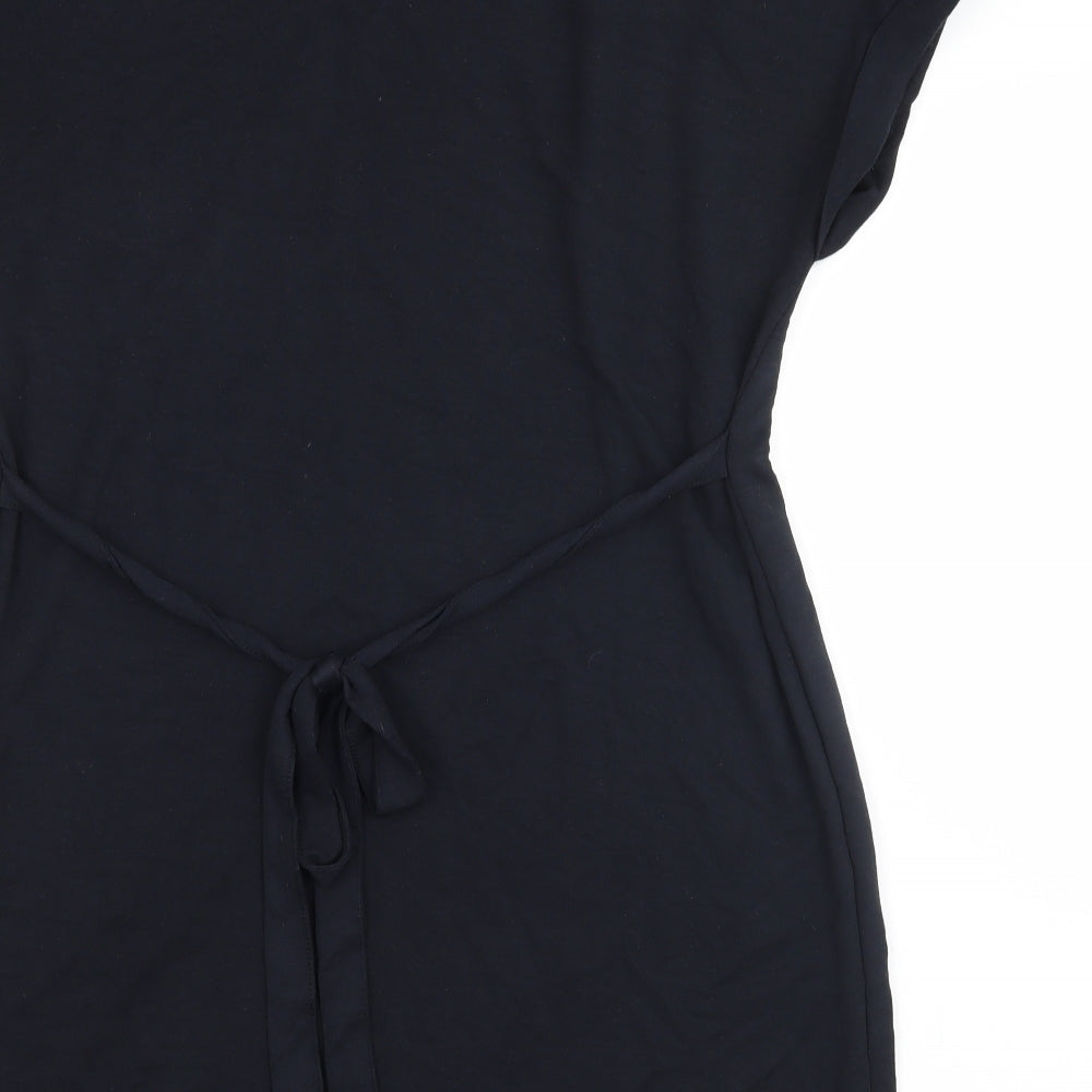 F&F Womens Black   Basic T-Shirt Size 12  - oversized t-shirt