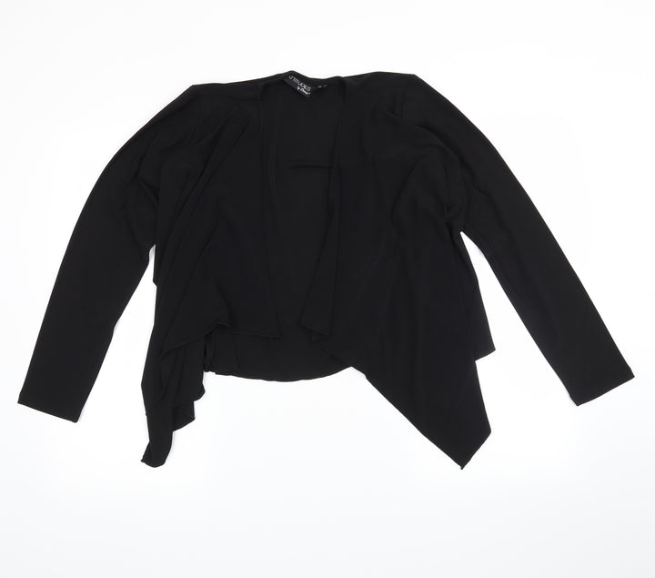 attitudes Womens Black Cardigan Jumper Size M
