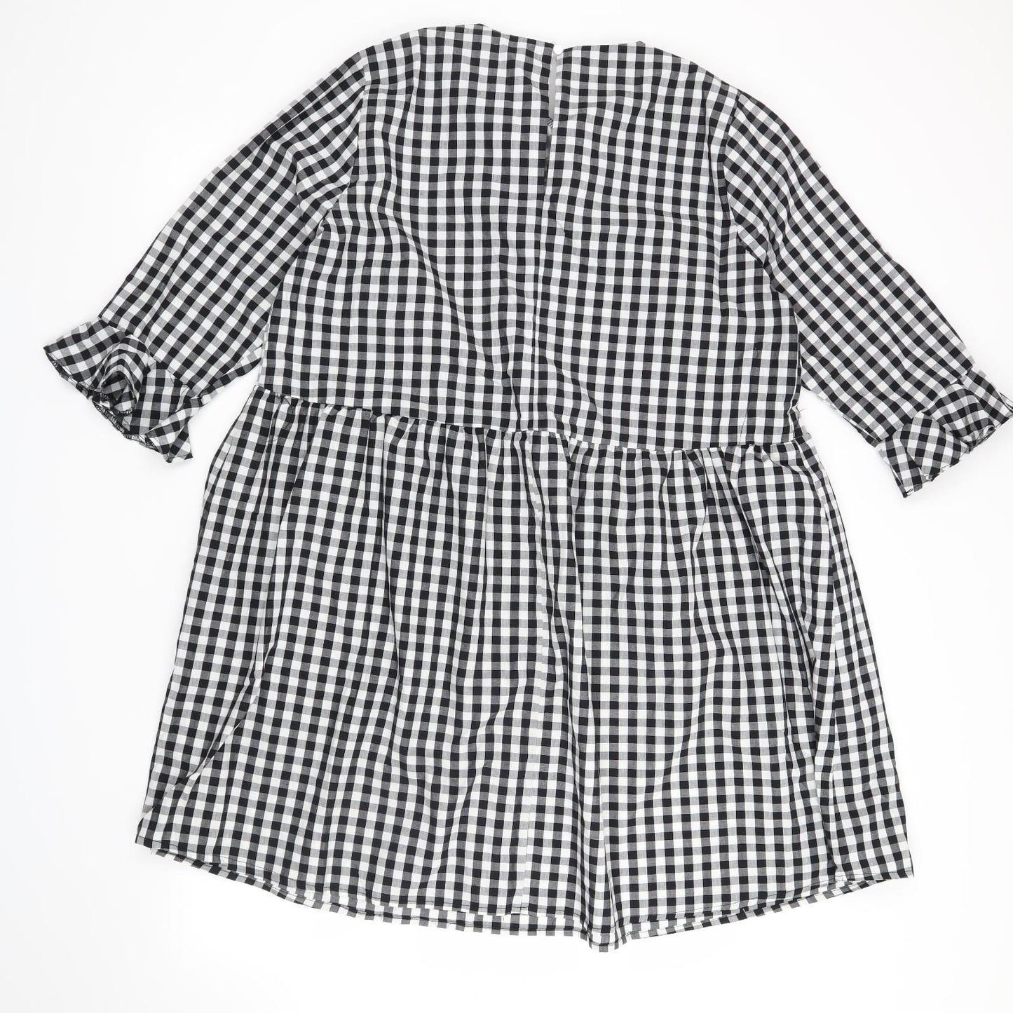 Atmosphere Womens Black Check  Shirt Dress  Size 18