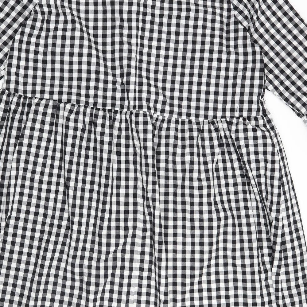 Atmosphere Womens Black Check  Shirt Dress  Size 18