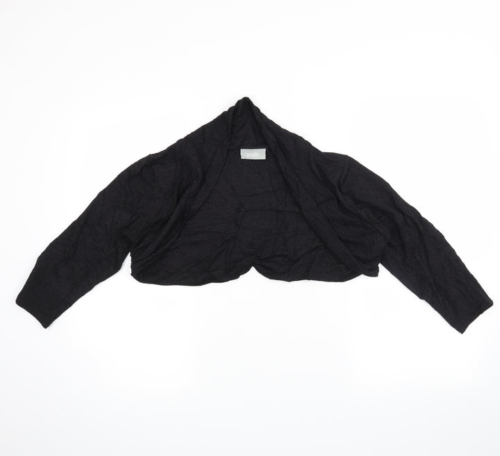 Wallis Womens Black   Cape Jumper Size L