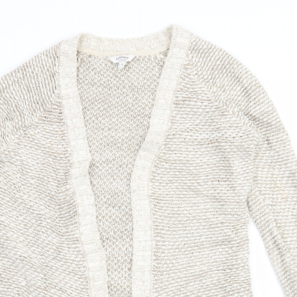 fatface Womens Beige   Cardigan Jumper Size 8