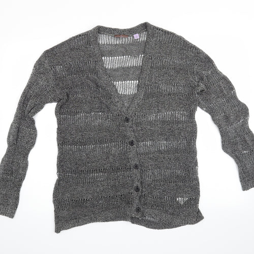 Cullen Womens Grey   Cardigan Jumper Size M