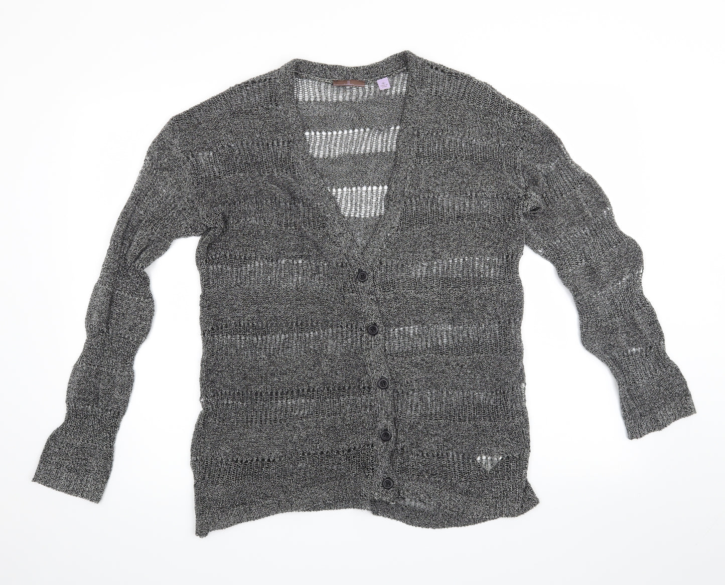 Cullen Womens Grey   Cardigan Jumper Size M
