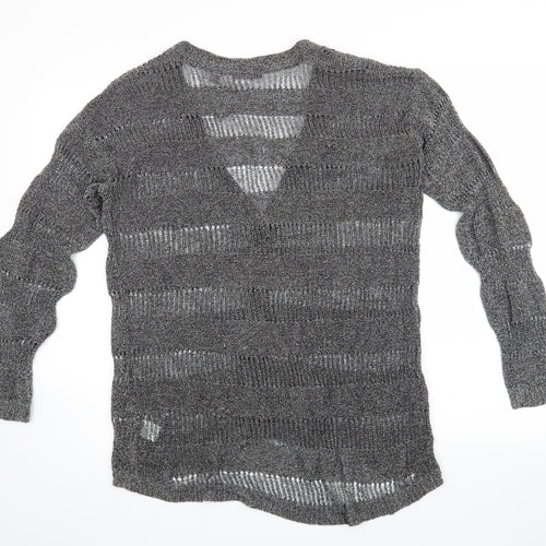 Cullen Womens Grey   Cardigan Jumper Size M