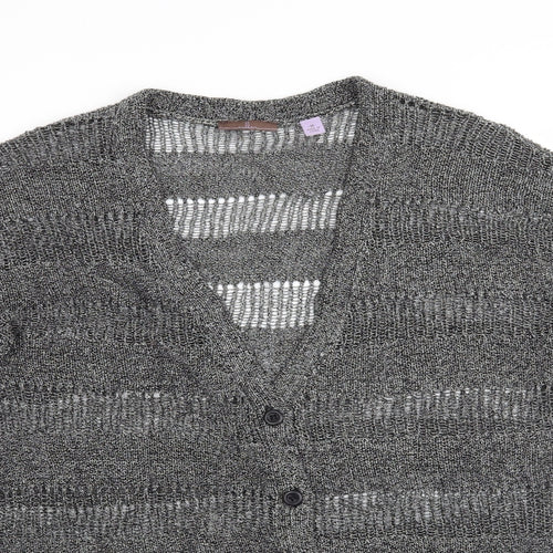 Cullen Womens Grey   Cardigan Jumper Size M