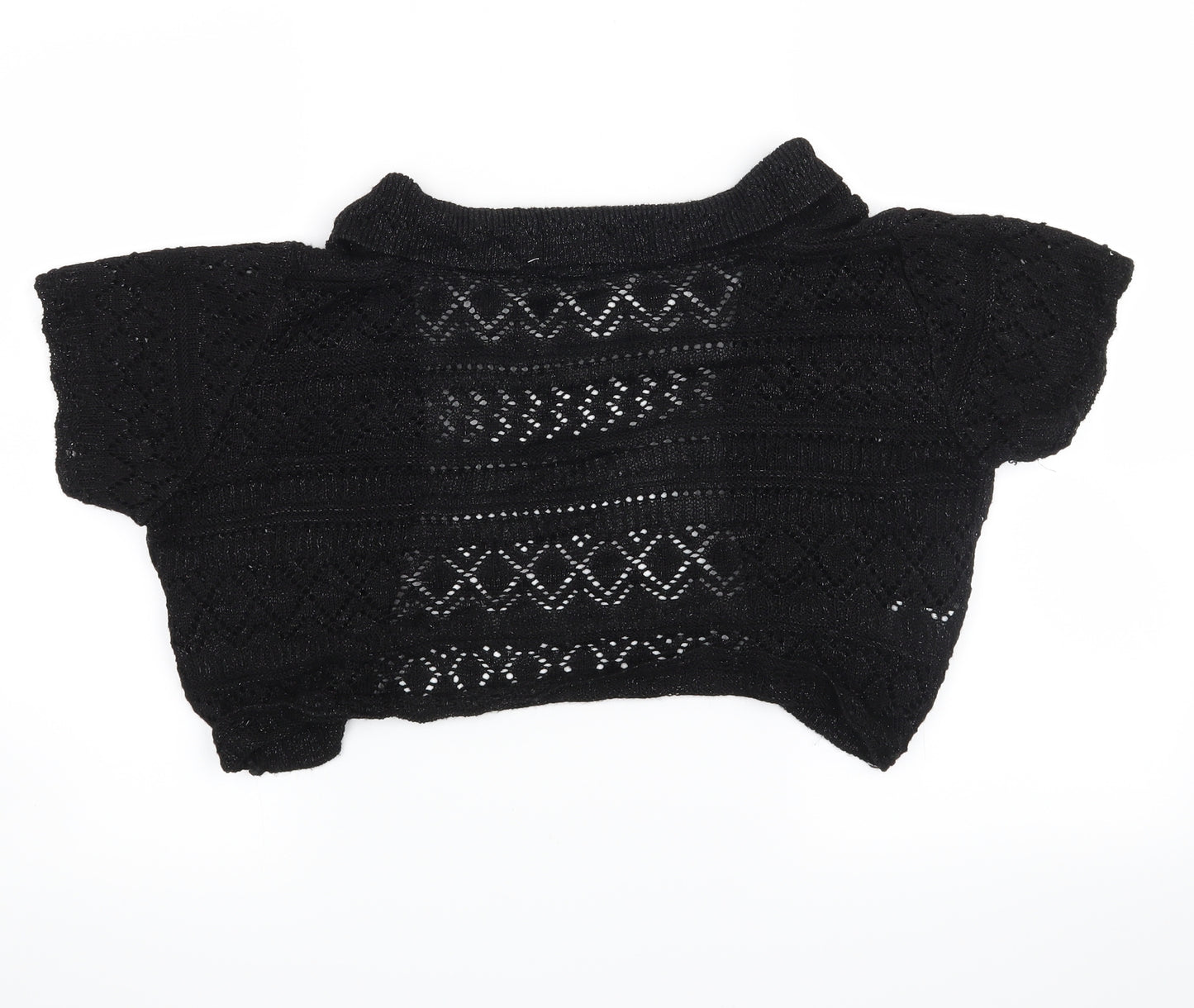roger + roger Womens Black   Cardigan Jumper Size 18  - cropped cardigan