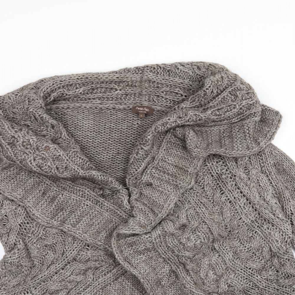 Phase Eight Womens Brown   Cardigan Jumper Size L