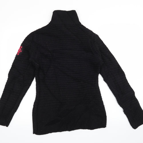 Crane Womens Black   Pullover Jumper Size S