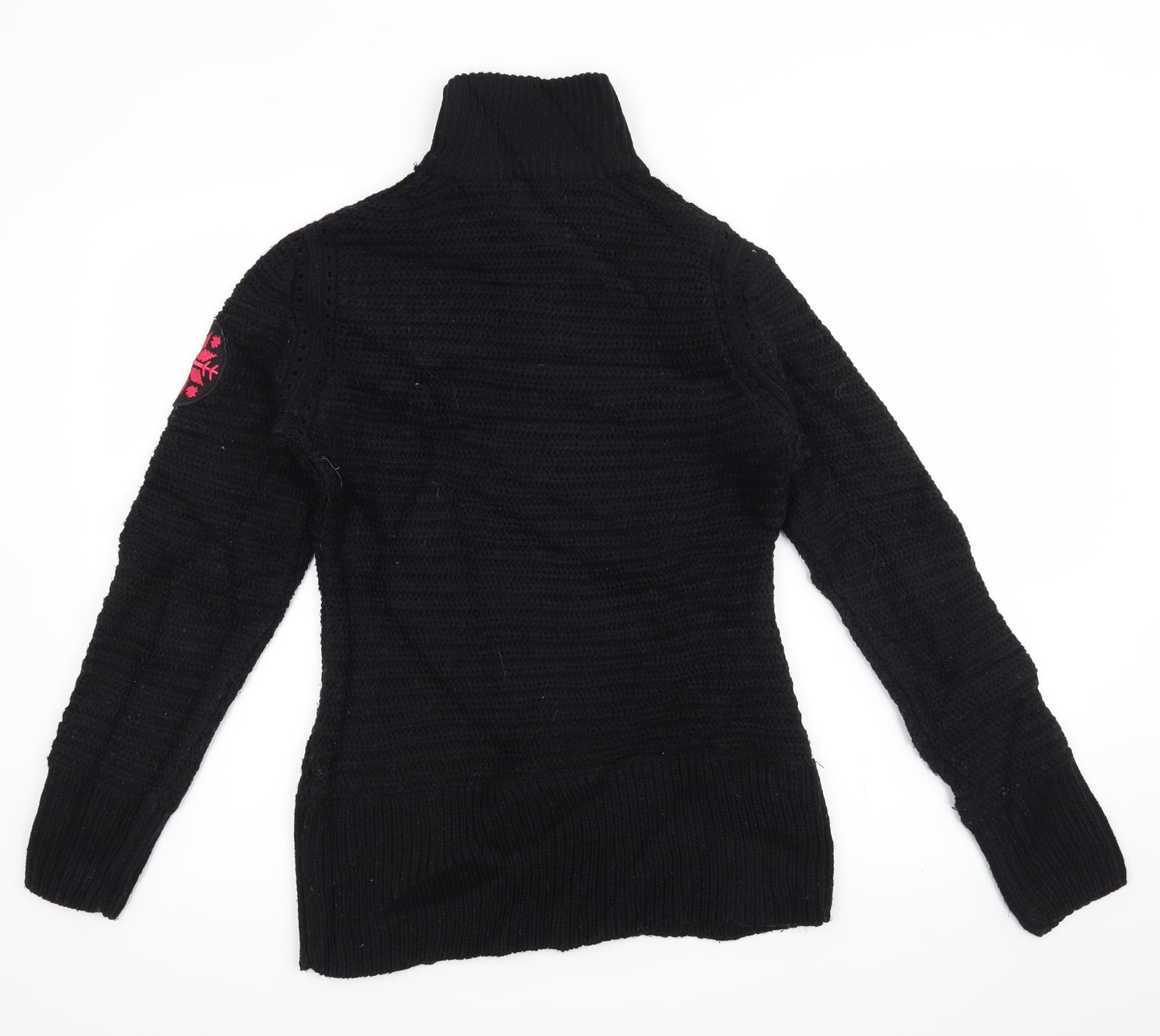 Crane Womens Black   Pullover Jumper Size S